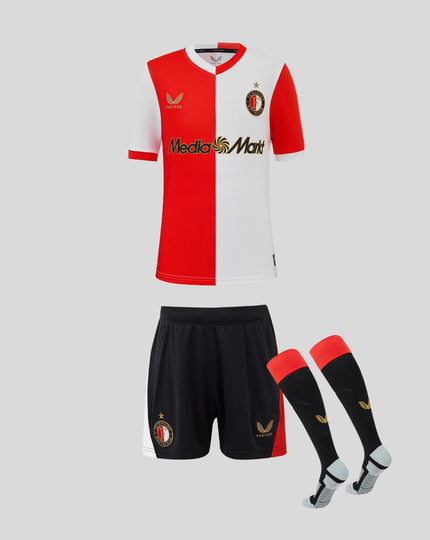 Feyenoord Home Kit 2025-2026 - Junior (Bundle)