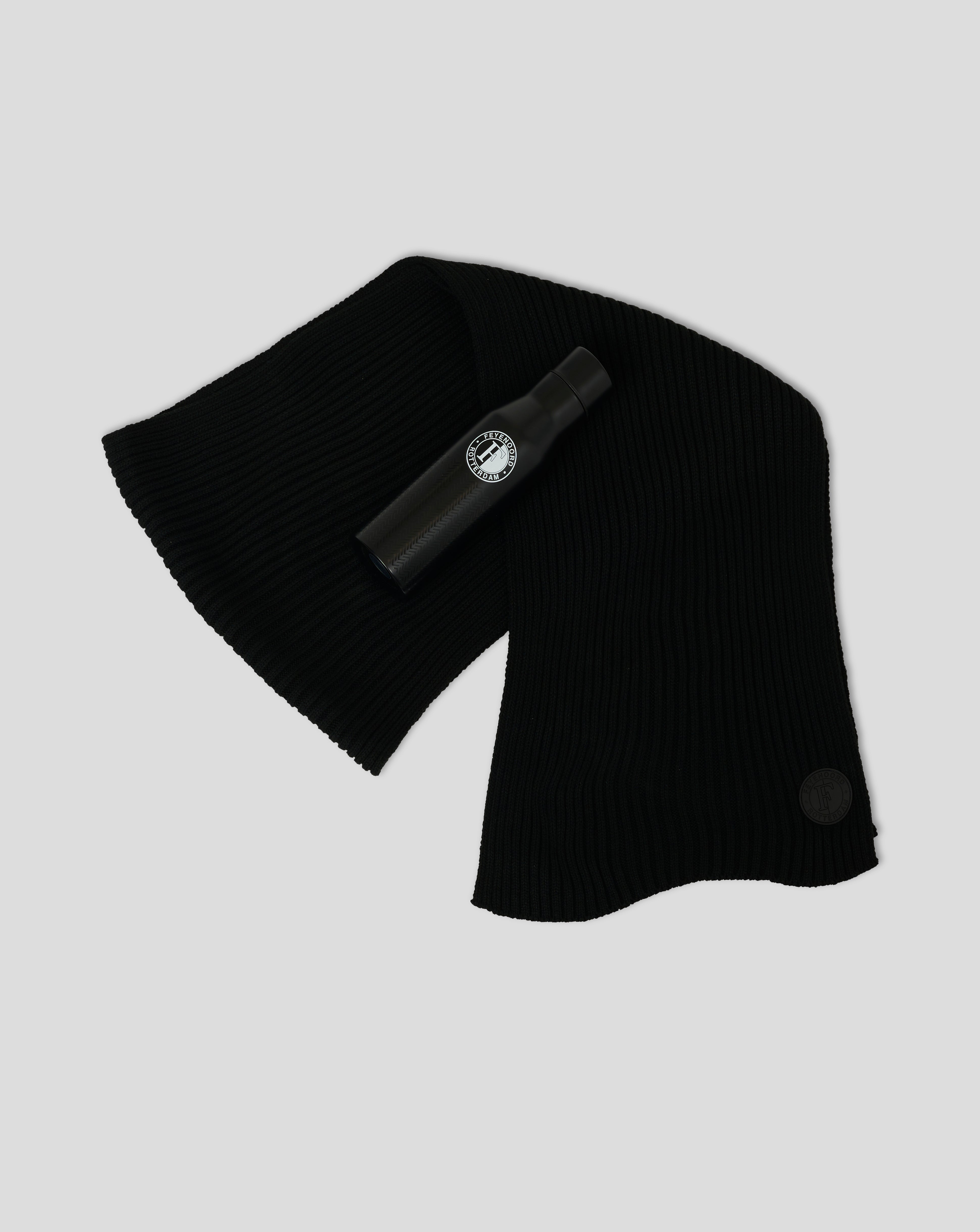 Feyenoord bottle and scarf gift set