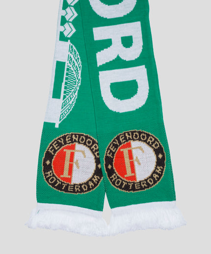 Feyenoord Scarf Rotterdam Skyline