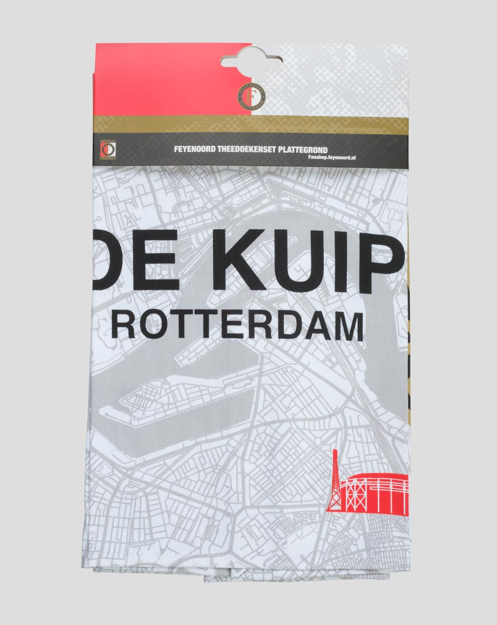 Feyenoord tea towel set (on the way to the stadium) (2 pieces)
