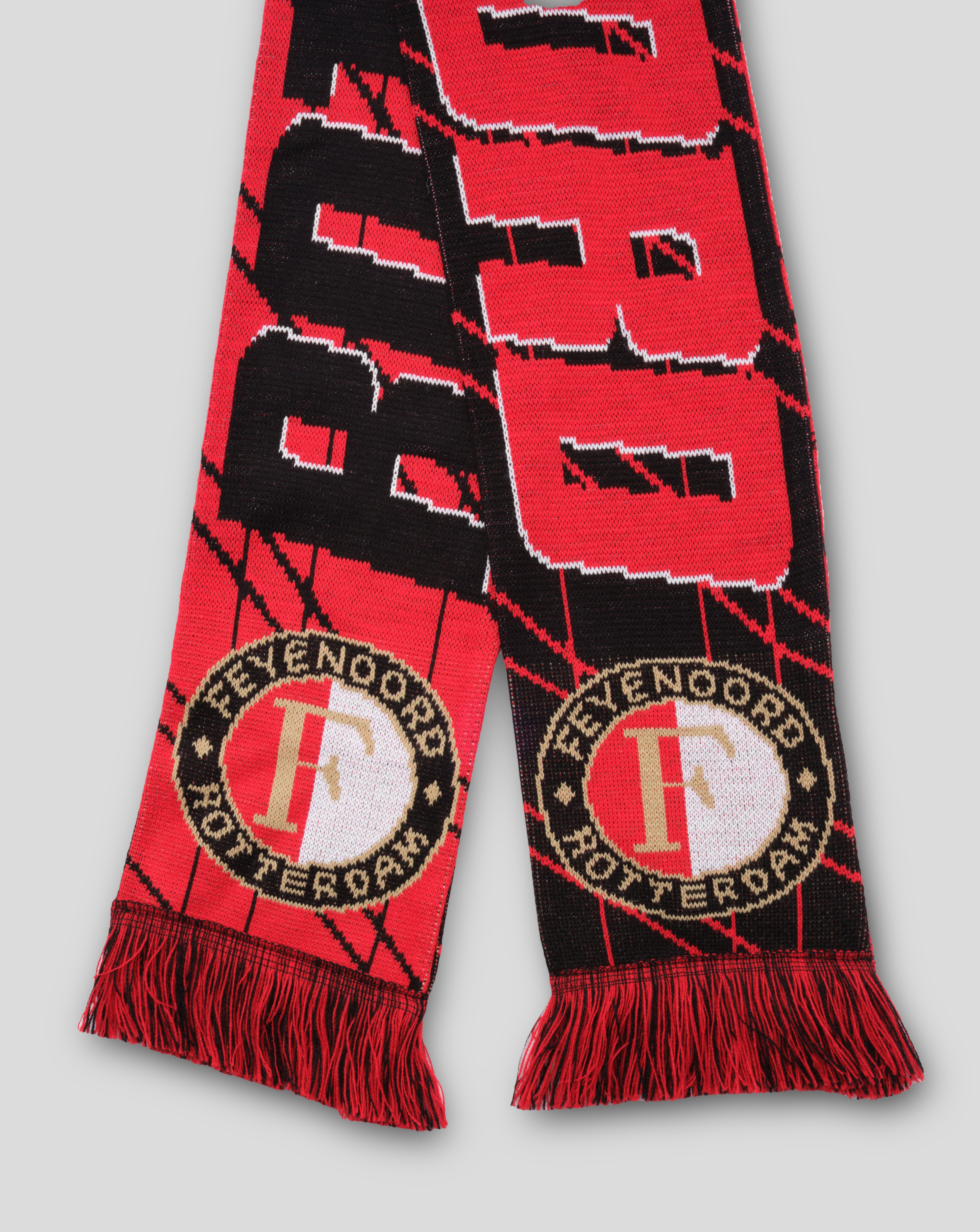 Scarf black-red logo 25/26