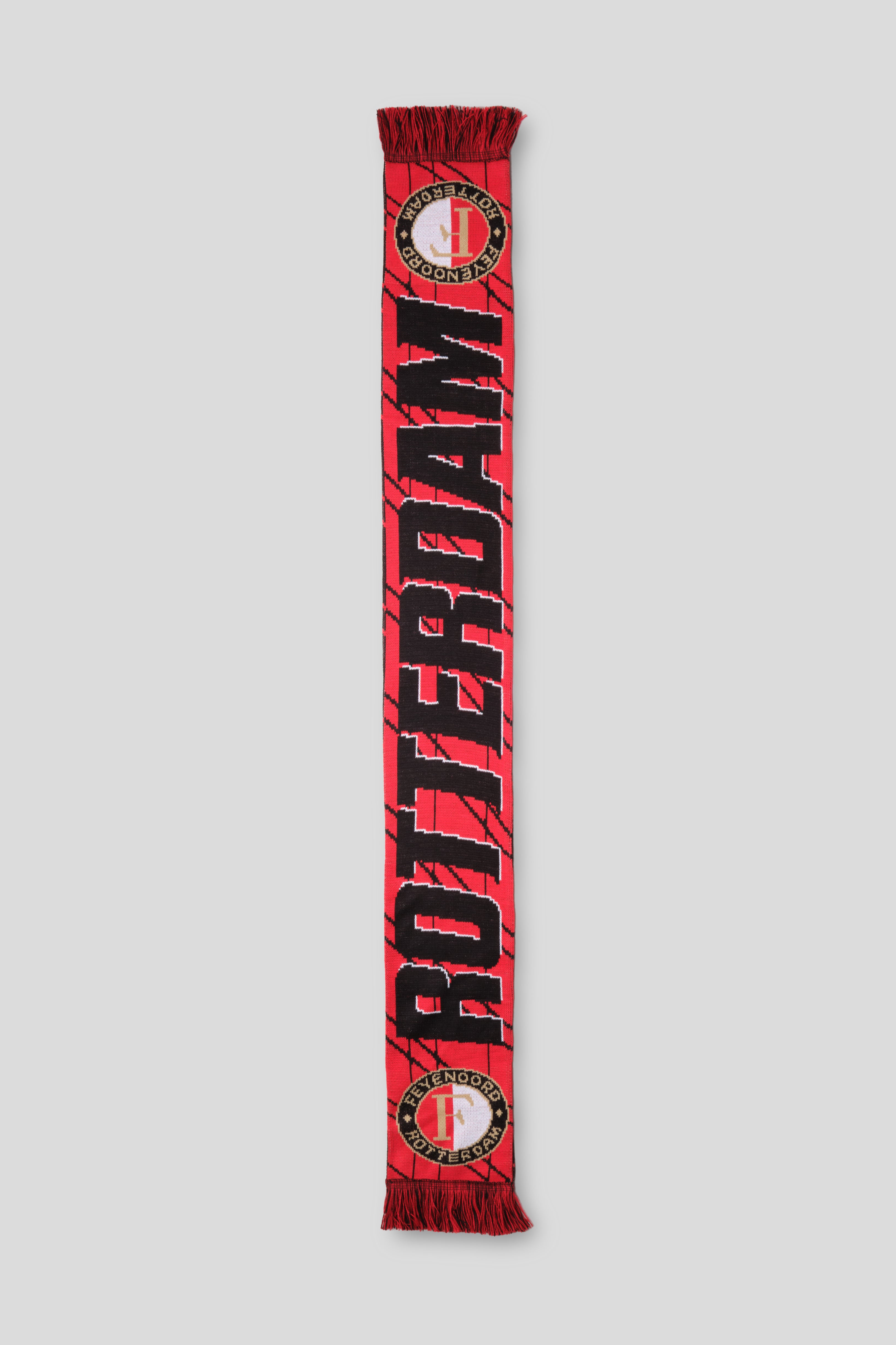 Scarf black-red logo 25/26