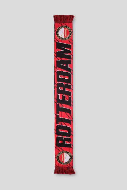 Scarf black-red logo 25/26