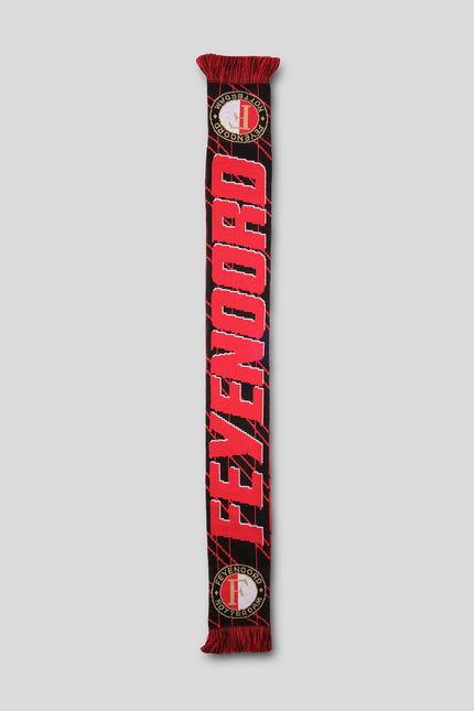 Scarf black-red logo 25/26