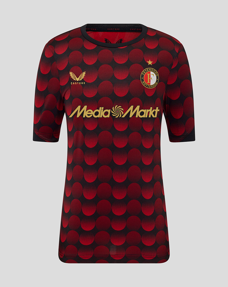 Feyenoord Home Pre Match Short Sleeve Tee - Juniors