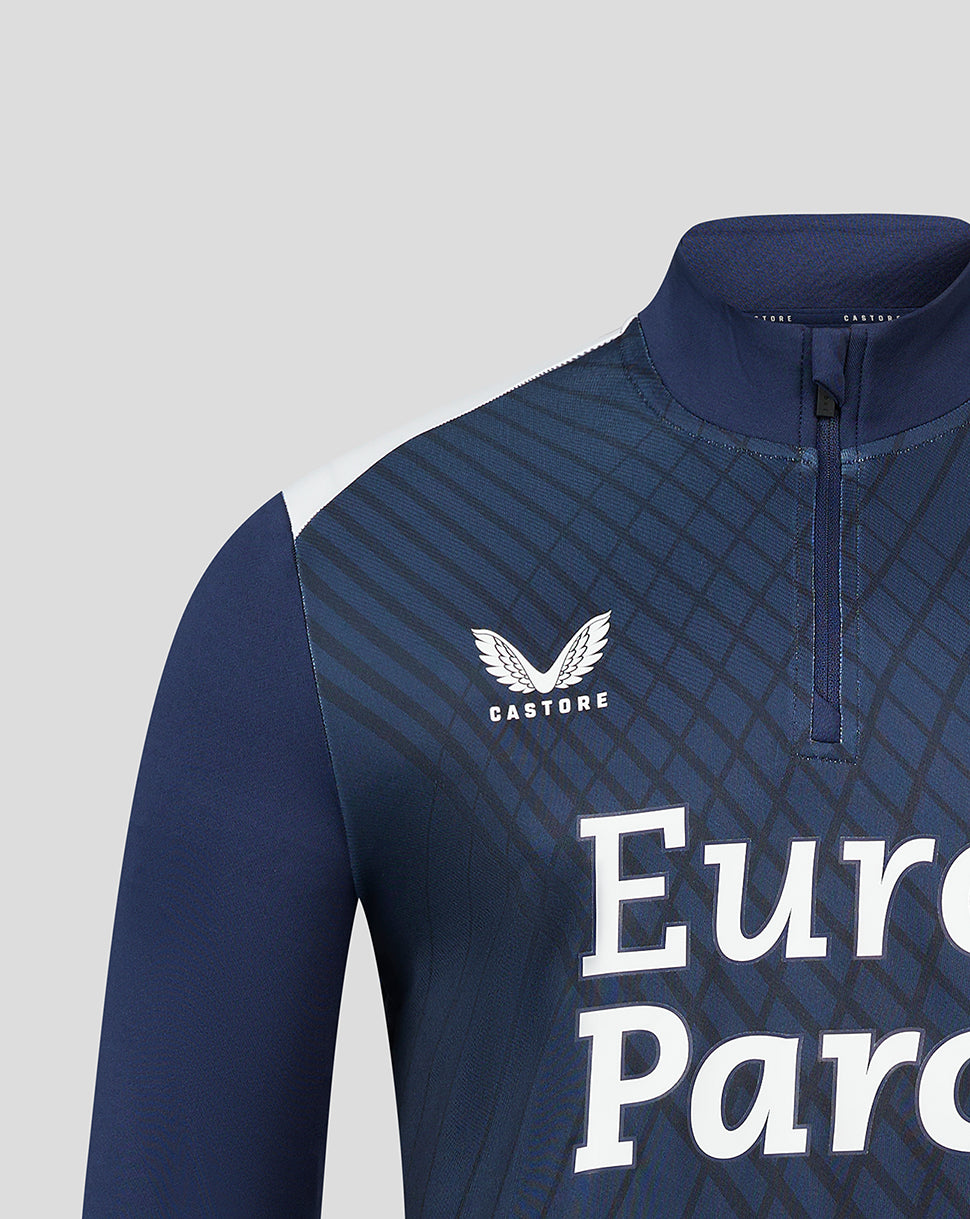 Feyenoord Away Match Day Top 1/4 Zipper - Junior