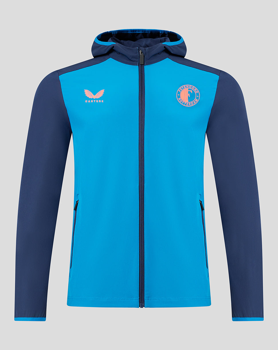 Feyenoord Spelers Travel Jas Met Capuchon - Mannen
