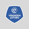 Blue shield Eredivisie badge with the VriendenLoterij logo in white.