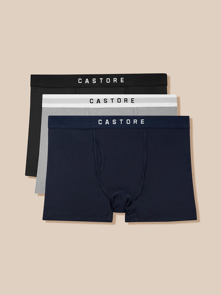 Set van 3 Sportieve Boxers - Grijs