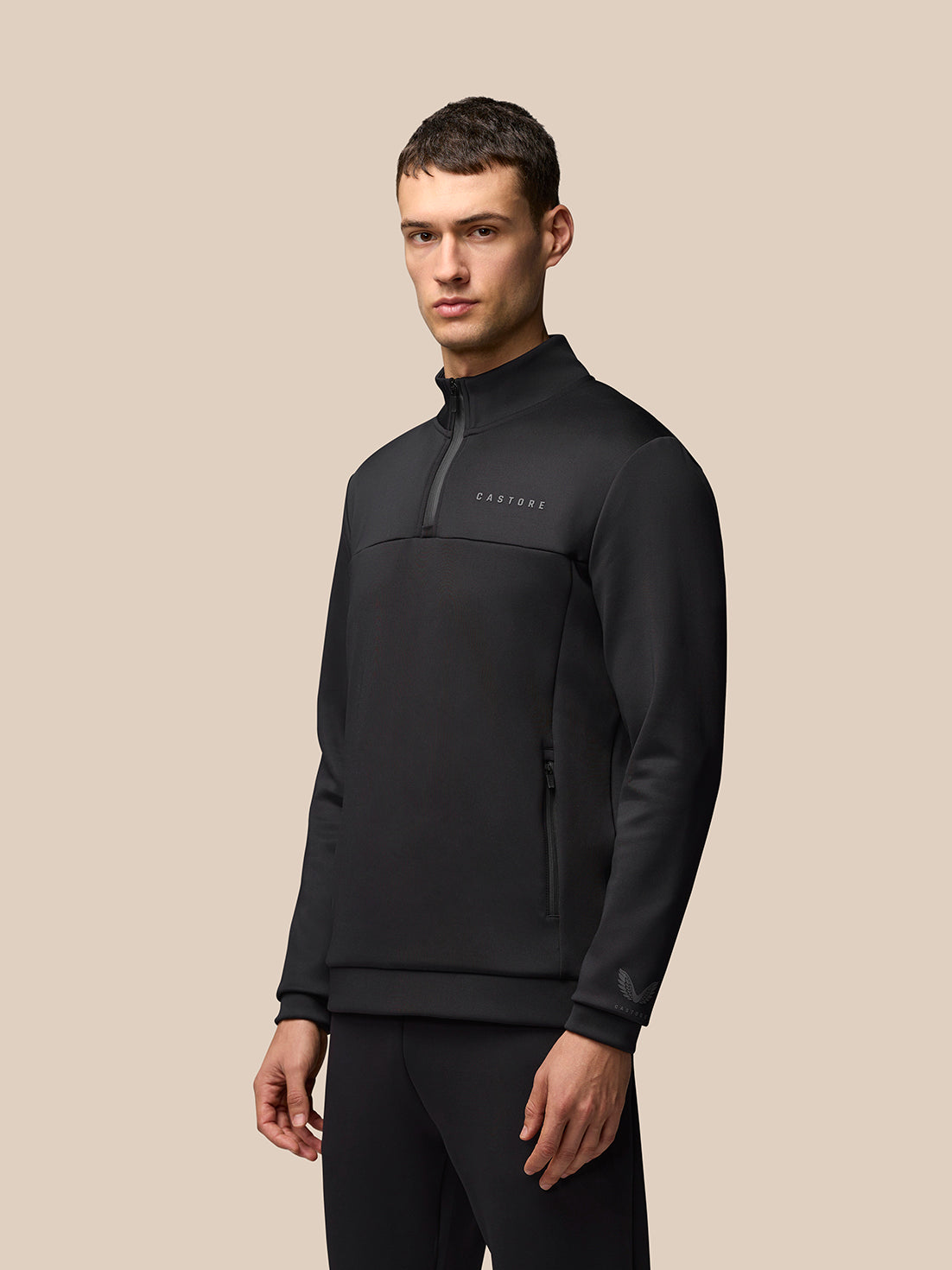 Flex Lifestyle Top met Kwartrits - Zwart