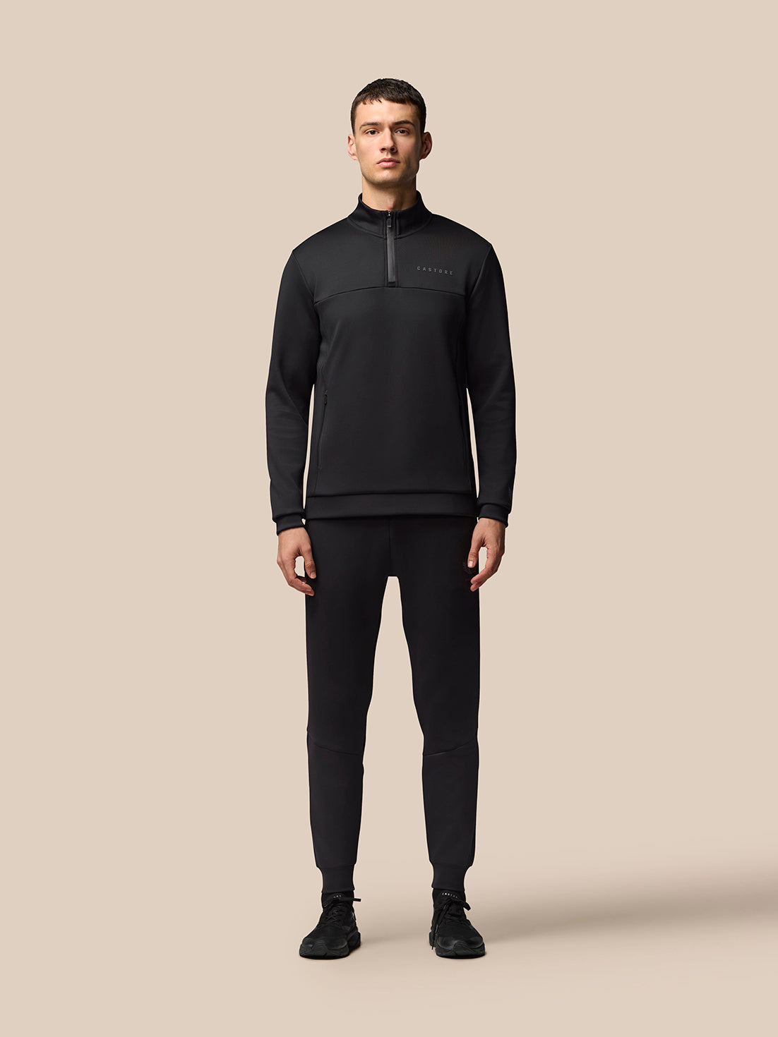 Flex Lifestyle Top met Kwartrits - Zwart