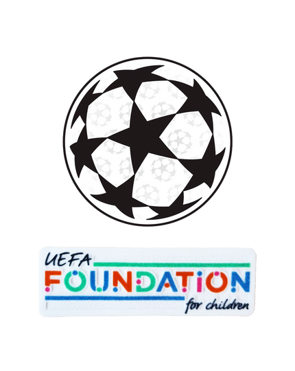 Champions League + UEFA Foundation Badge (Junior) (Bundle) (Stocked)