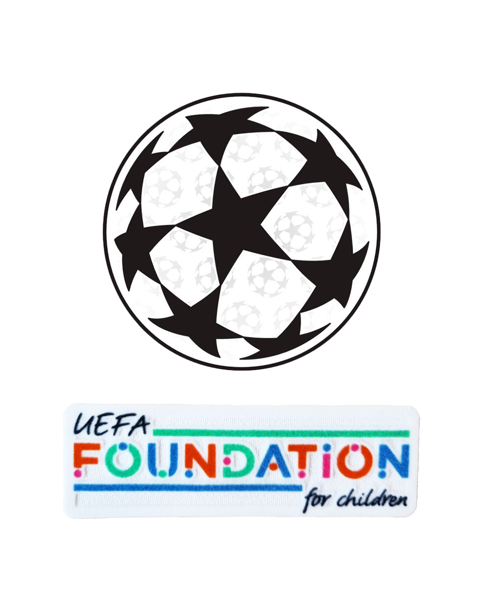 Champions League + UEFA Foundation Badge (Junior) (Bundle) (Stocked)