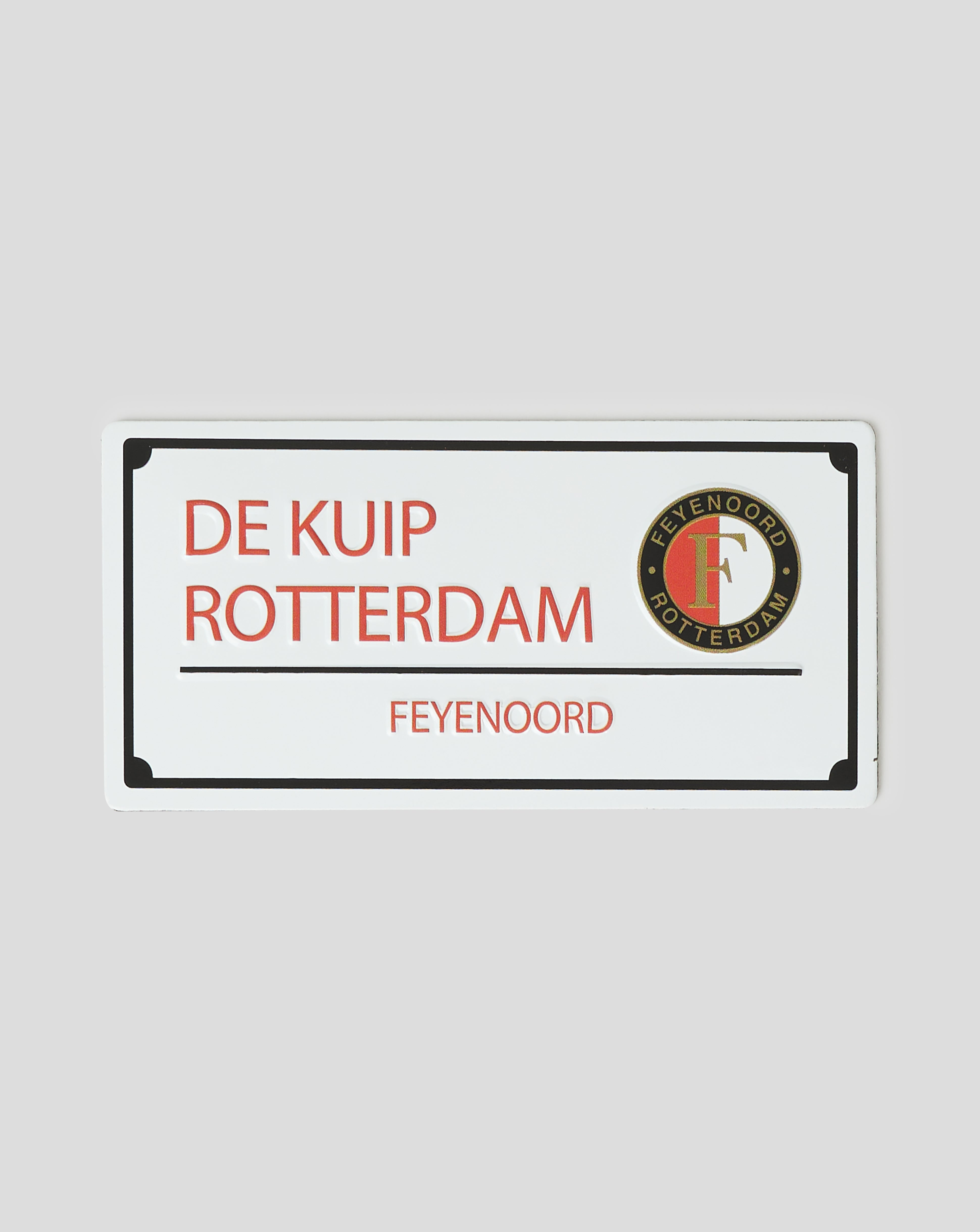 Feyenoord Straatbord Magneet