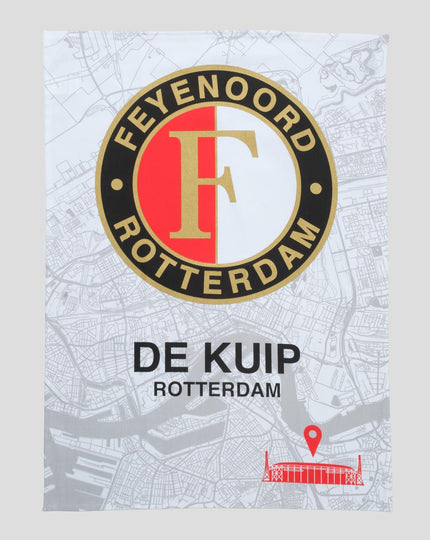 FEYENOORD THEEDOEKENSET (OP WEG NAAR HET STADION) (2 STUKS)