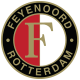 Circular Feyenoord Rotterdam logo badge representing a personalized name and number product