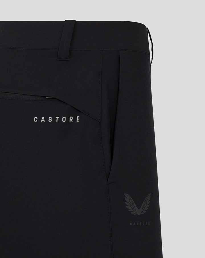 FEYENOORD golf shorts back view with zip pocket and Castore logo