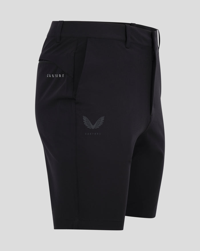 FEYENOORD golf shorts close up at the back waist with Castore branding