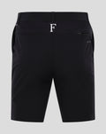 Back view of FEYENOORD golf shorts with white F logo and back pocket with zipper