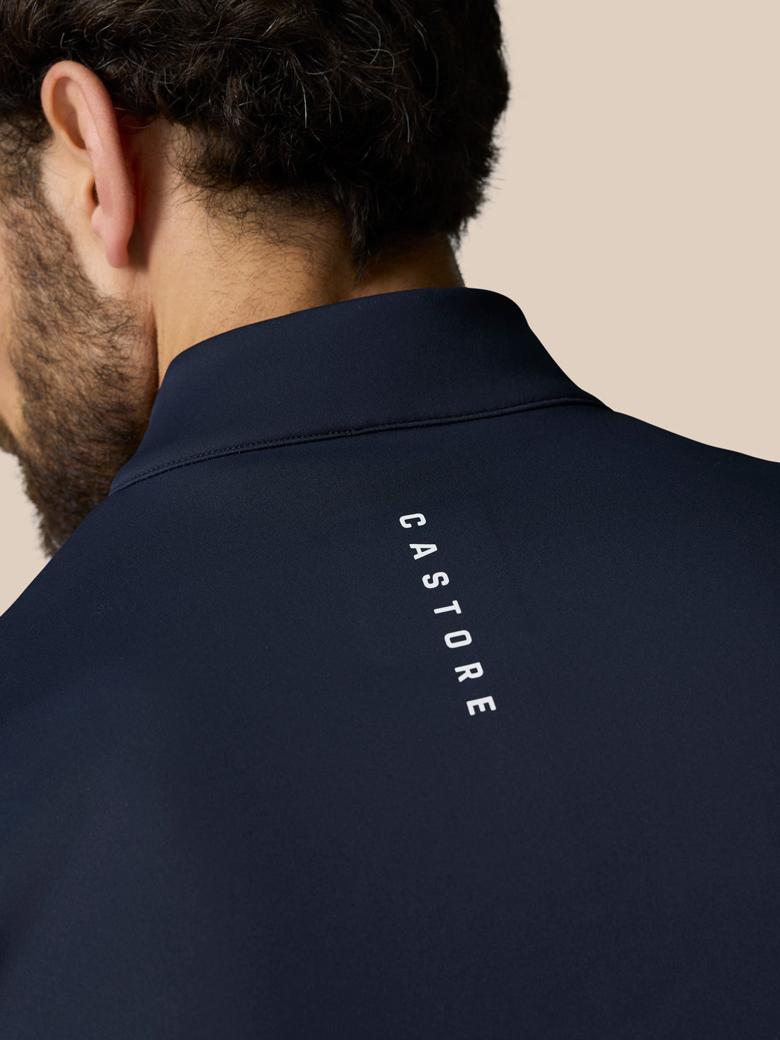 Club Halve Rits Gilet - Marineblauw