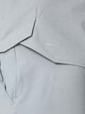 Close-up of light gray ProTek fabric with water droplets and ProTek logo.