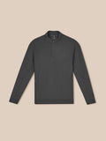 Gunmetal Castore ProTek long sleeve sweatshirt with quarter zip and side zip pockets