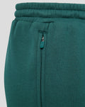 Teal Feyenoord Travel shorts close up of a vertical side zip pocket