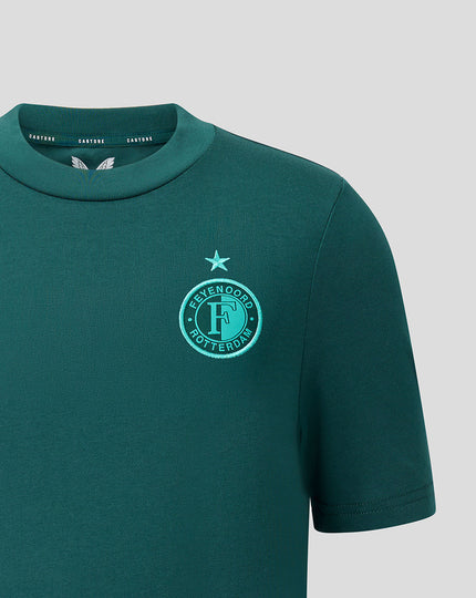Feyenoord Travel 2026-2027 T-Shirt - Junior - Groen