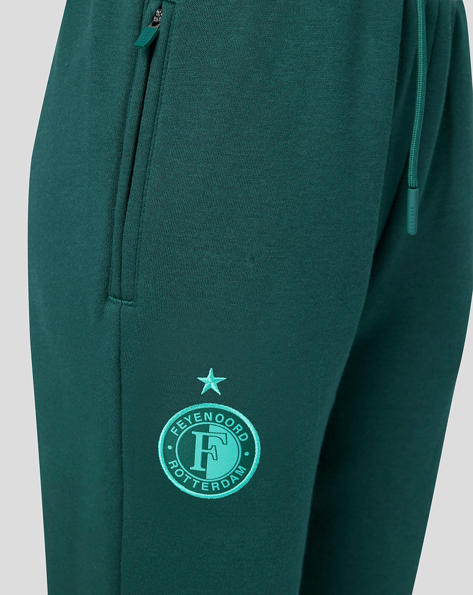 Feyenoord Travel 2026-2027 Joggers - Junior - Groen