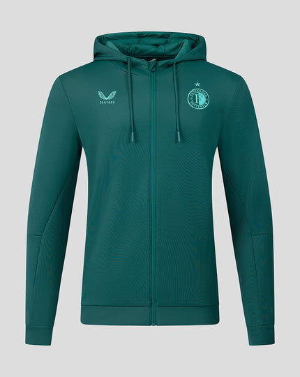 Feyenoord Travel 2026-2027 Hoodie - Mannen - Groen