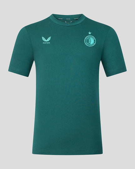 Feyenoord Travel 2026-2027 T-Shirt - Mannen - Groen