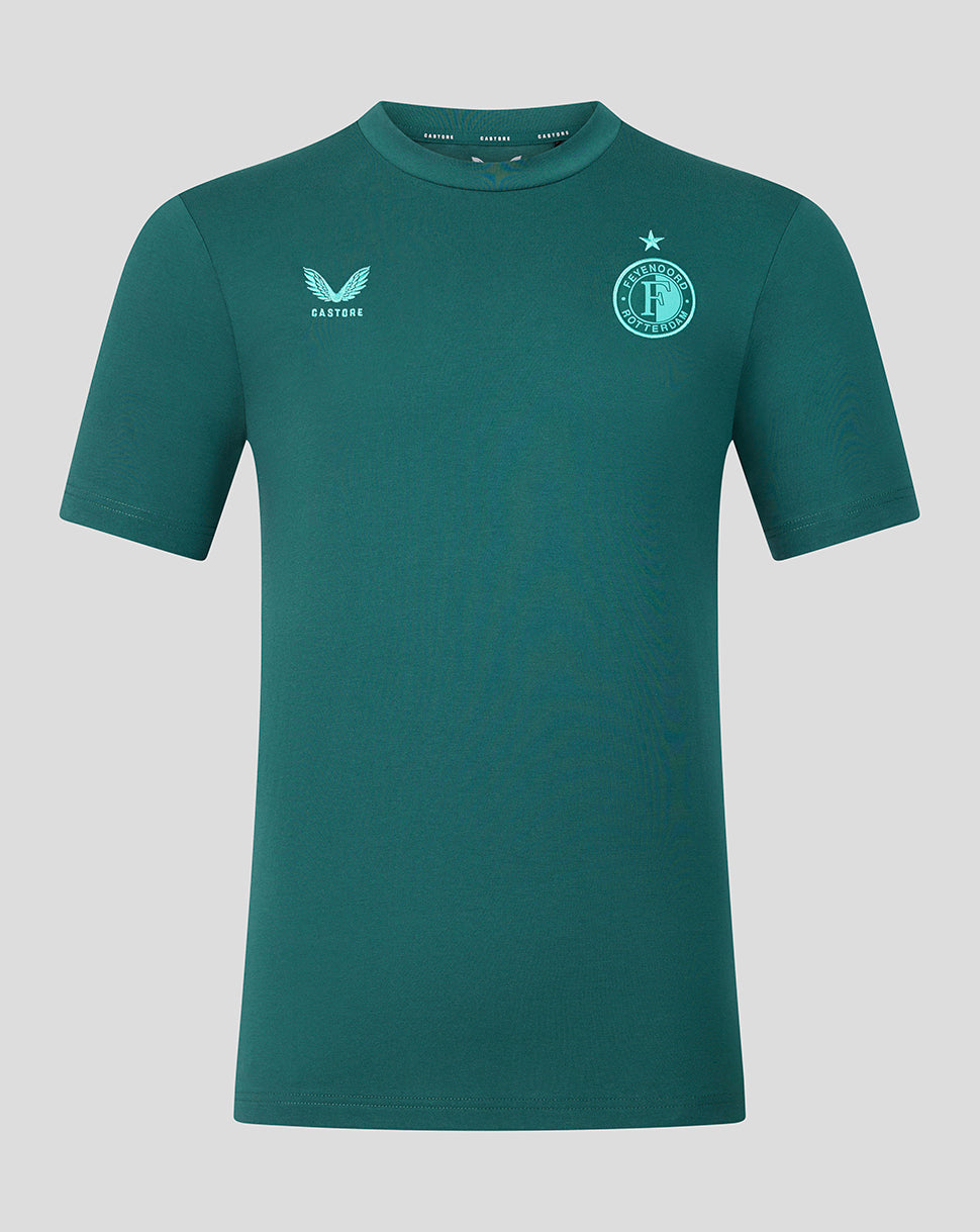 Feyenoord Travel 2026-2027 T-Shirt - Mannen - Groen