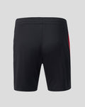 Back view of black Feyenoord Thuisshort with a red side panel