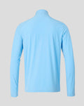 Back view of the light blue Feyenoord men's matchday jacket