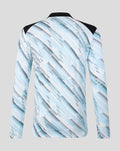 Feyenoord Uit Matchday midlayer top for men back view with pale blue diagonal pattern