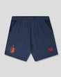 Rear view of navy Derde Short 2026-2027 men with a Feyenoord crest on the left leg and a Castore logo on the right leg
