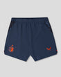 Back view of navy Feyenoord Pro Derde Short showing Castore and Feyenoord logos and side panels.