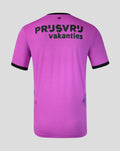 Back view of purple Feyenoord Derde Keepersshirt 2026-2027 for men with black collar and cuffs