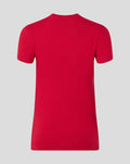 Back view of red Feyenoord Core Crest T Shirt for women