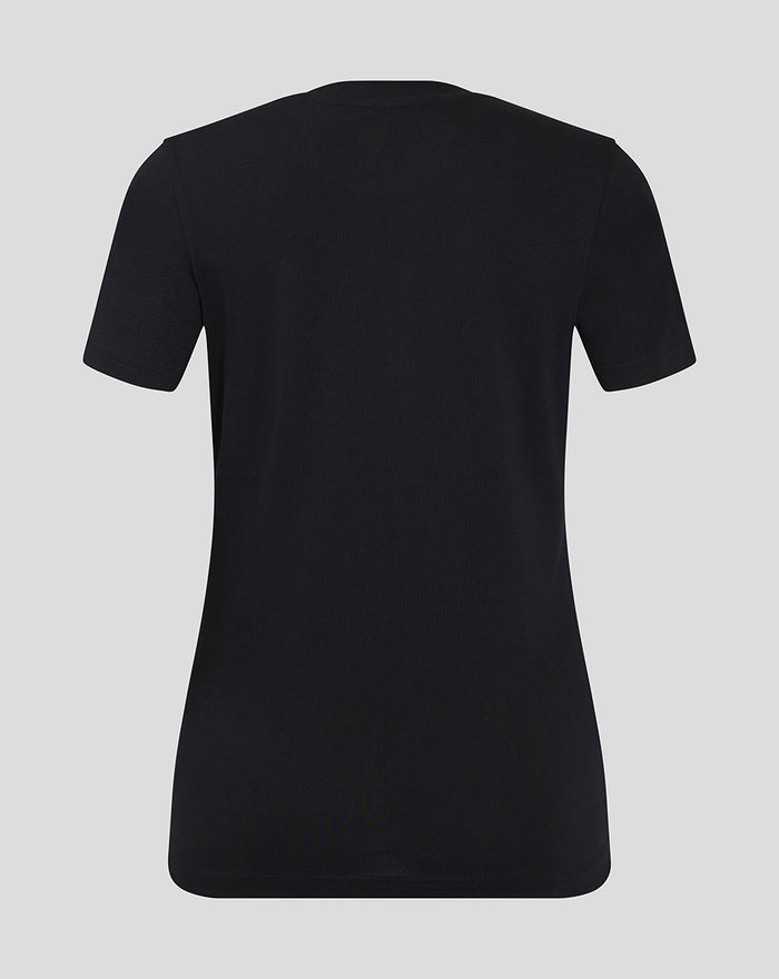 Back view of black women's Feyenoord Core Logo T-Shirt