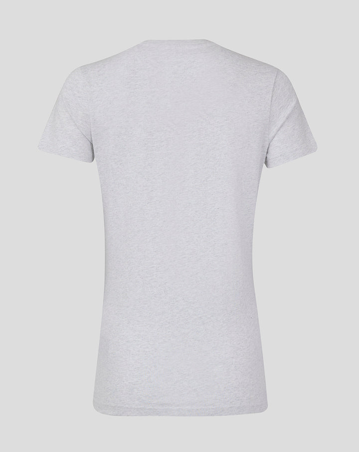 Back view of light grey women's Feyenoord Classic T Shirt