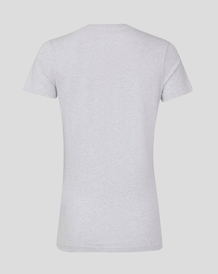 Back view of light grey women's Feyenoord Classic T Shirt