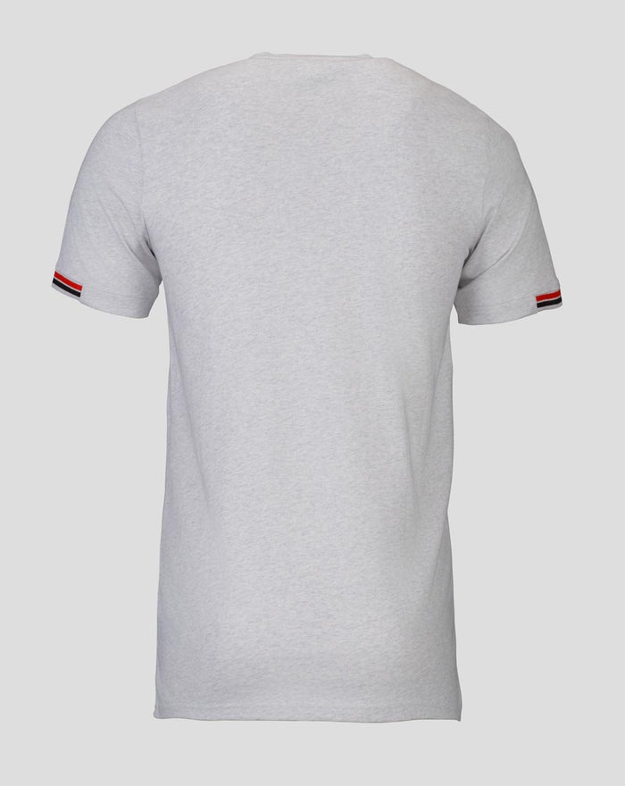 Back view of grey Feyenoord Classic T-shirt for men.