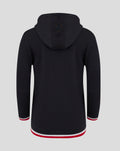 Back view of a dark navy Feyenoord Classic Full Zip Hoodie for women with hood