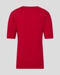 Back view of a plain red Feyenoord Core Crest T-Shirt for juniors.