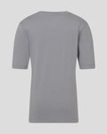 Back view of a grey Feyenoord core logo T shirt for juniors