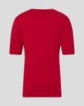 Back view of red Feyenoord Volley T-Shirt 2025-2026 junior
