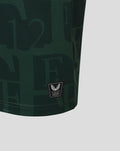 Detail van de zoom van het junior Twaalfde Shirt met Castore authentic product label