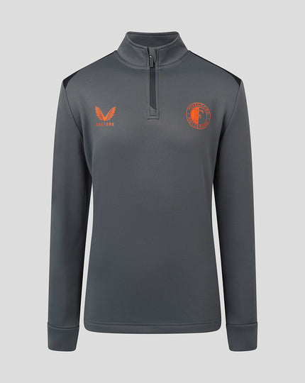 Feyenoord Staff Top with 1/4 Zip Fleece - Junior