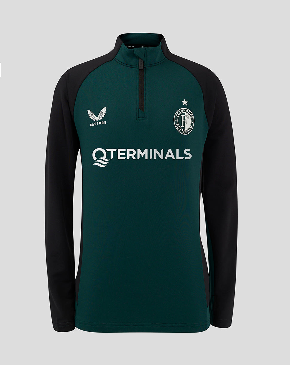 FEYENOORD PRO COACH 1/4 ZIP TRAINING TOP - JUNIOR